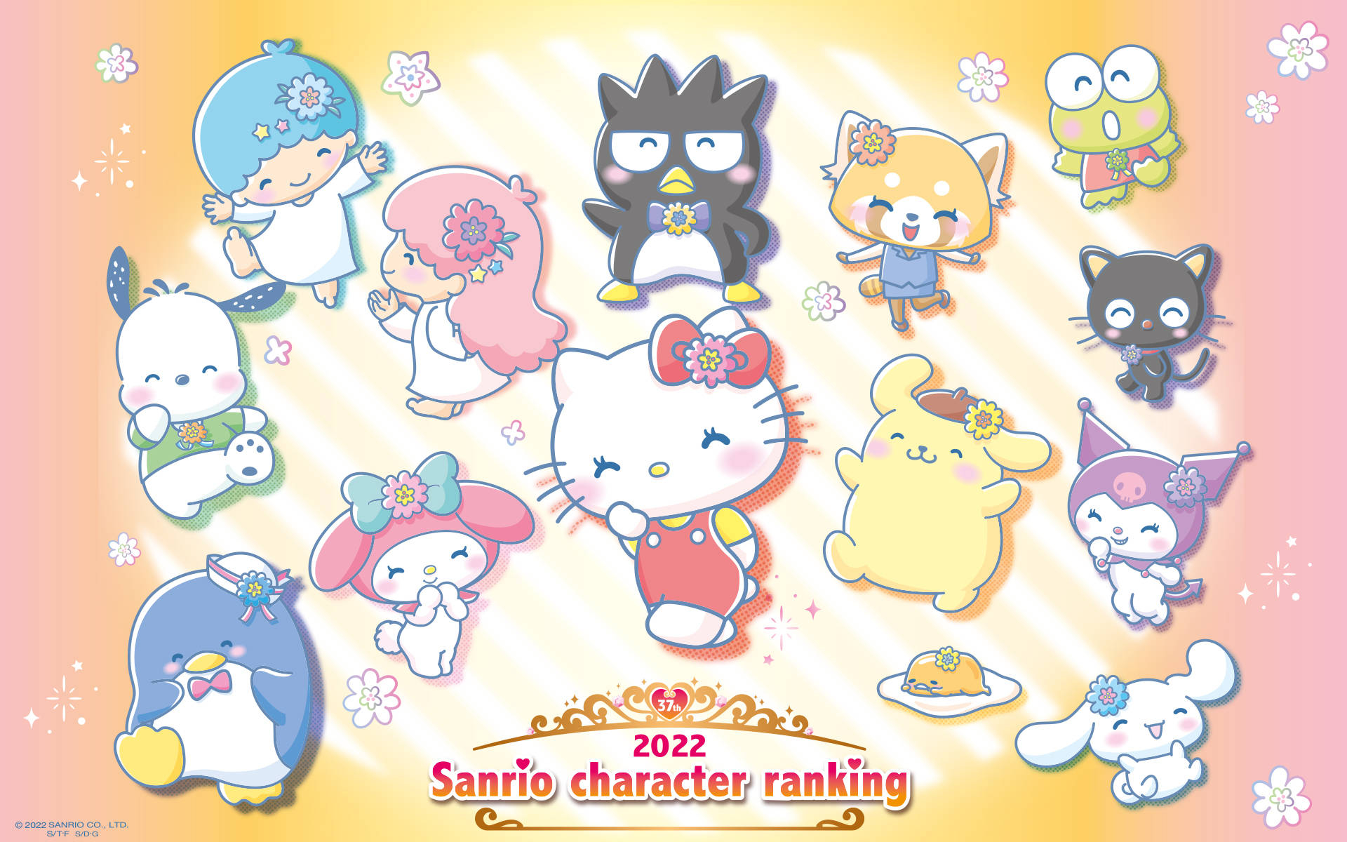 1920x1200 Download Happy Sanrio Characters Wallpaper, Desktop