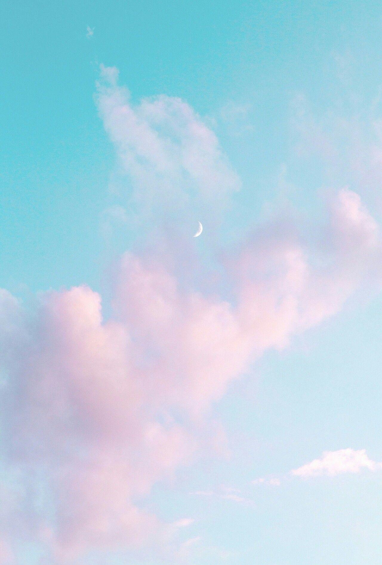 1280x1900 Dreamy sky. Blue aesthetic pastel, Sky aesthetic, Pastel sky, Phone