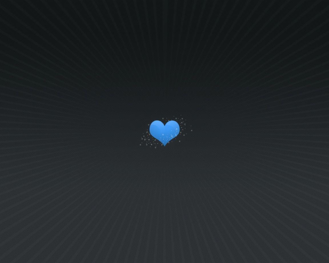 1160x930 Blue Heart desktop PC and Mac wallpaper, Desktop