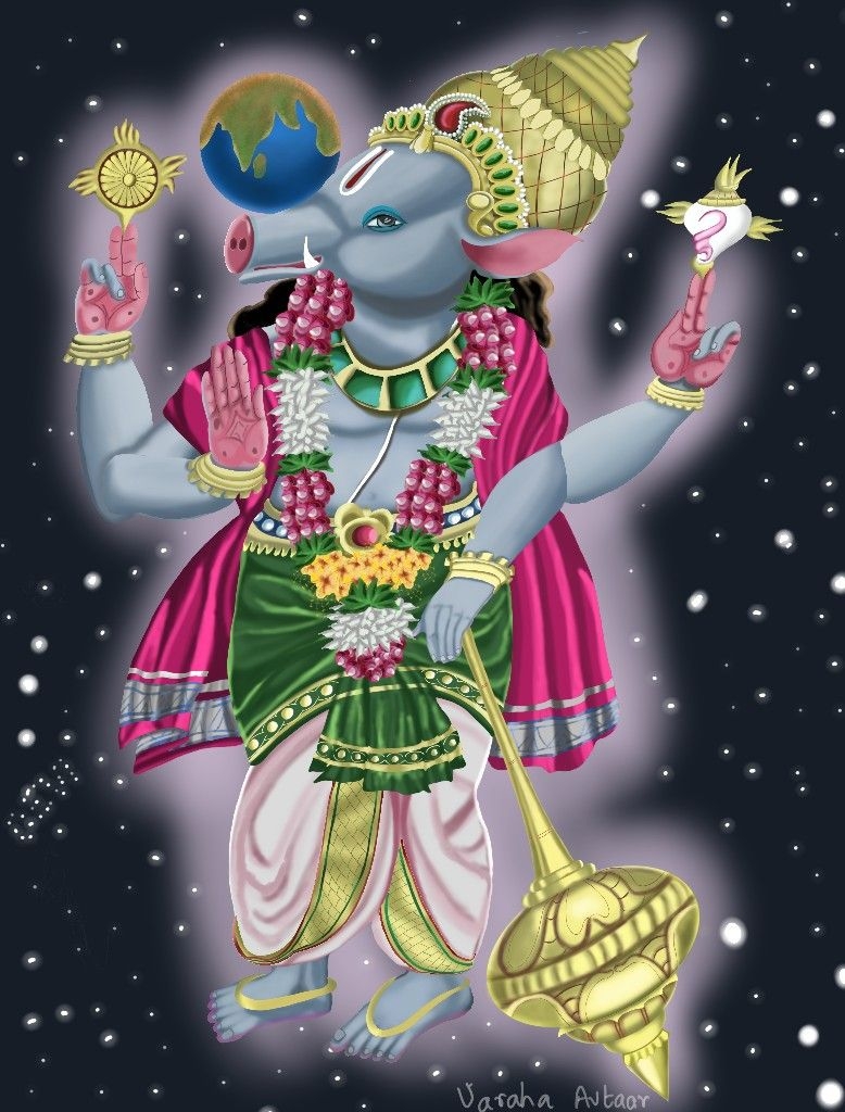 780x1030 Varaha Avatar. Lord Krishna Image, Phone