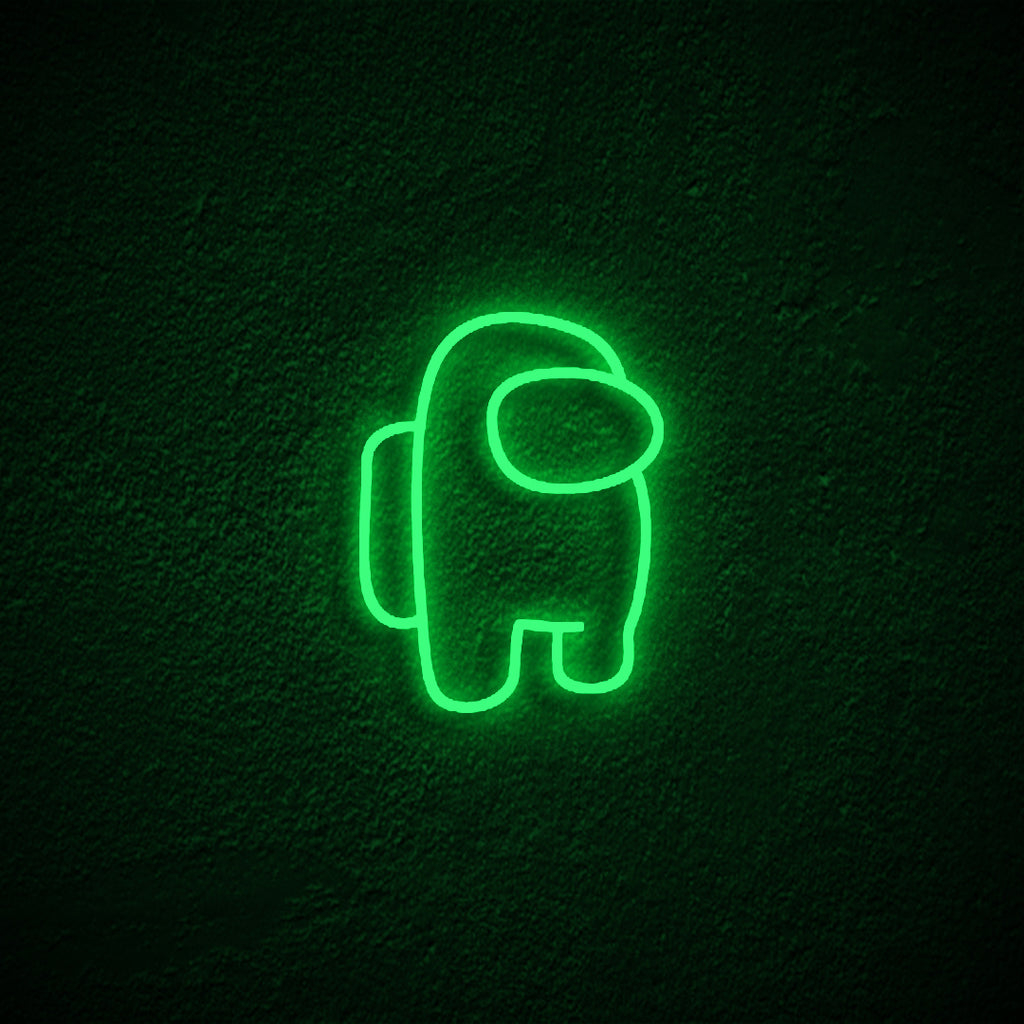 1030x1030 Among Us Character Neon Sign, Phone