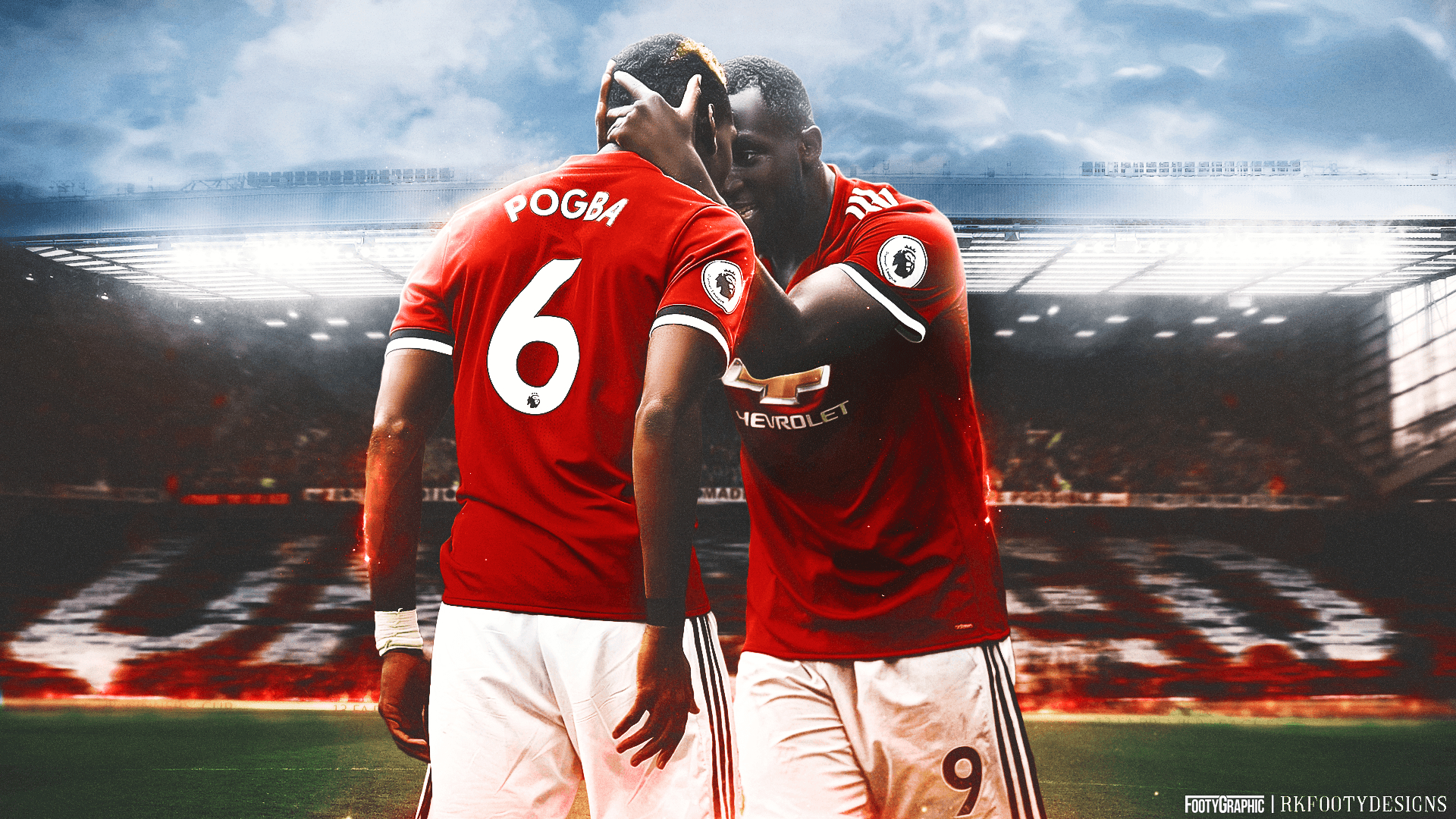 1920x1080 Pogba & Lukaku • FootyGraphic ⚽ Football lockscreens, Desktop