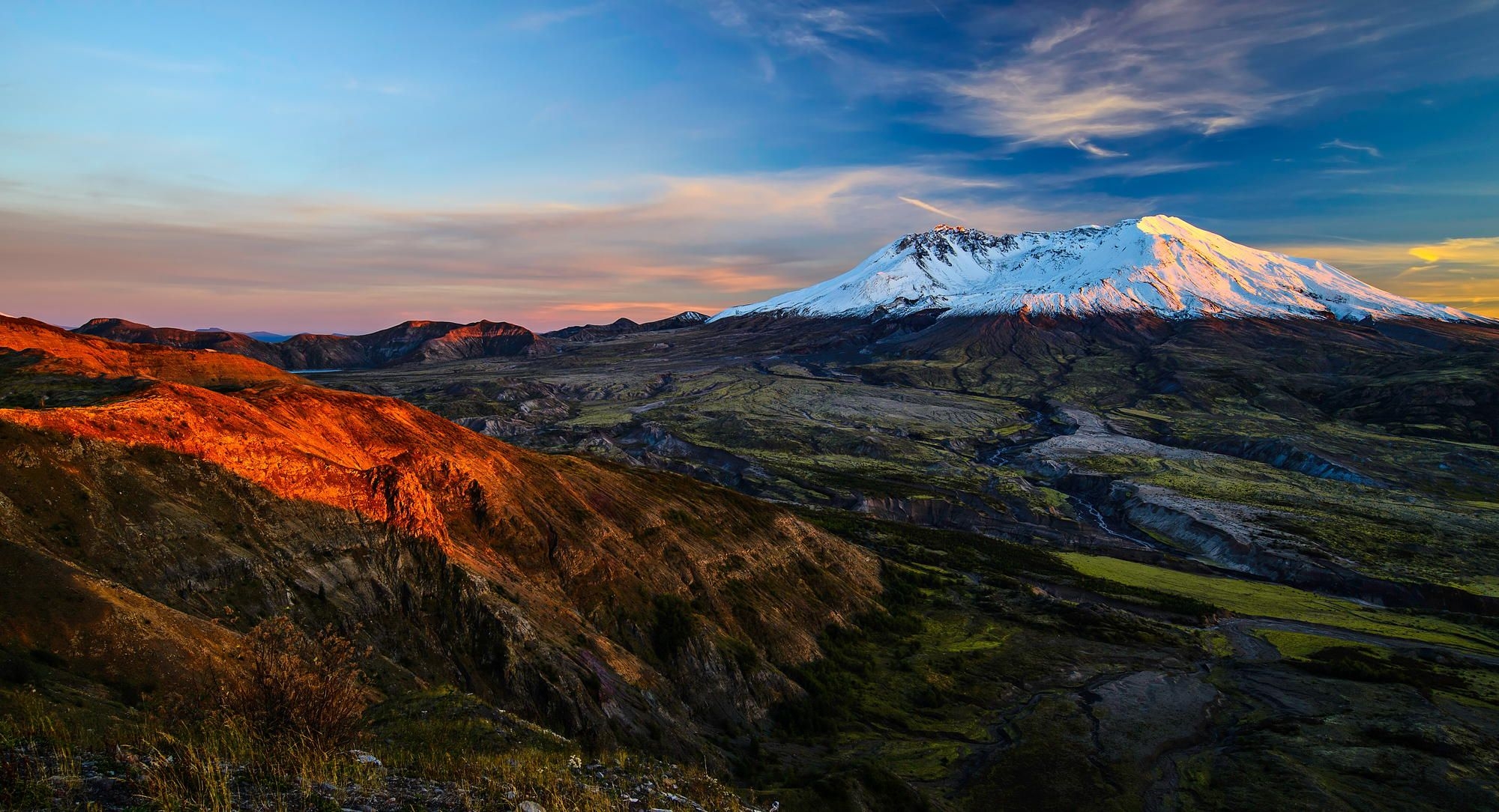 2000x1090 Mount St. Helens Wallpaper. Mt St Helens, Desktop