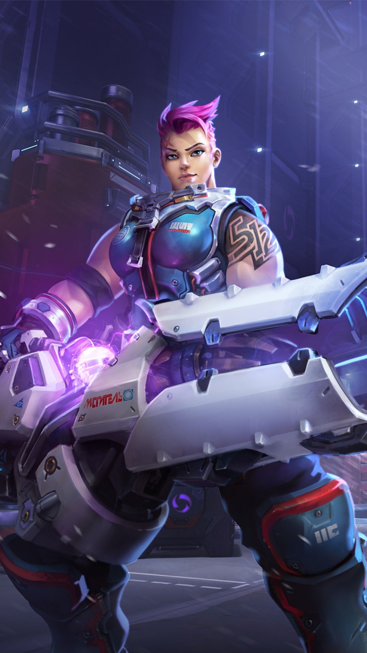 1440x2560 Wallpaper Zarya, Heroes of the Storm, Games, Phone