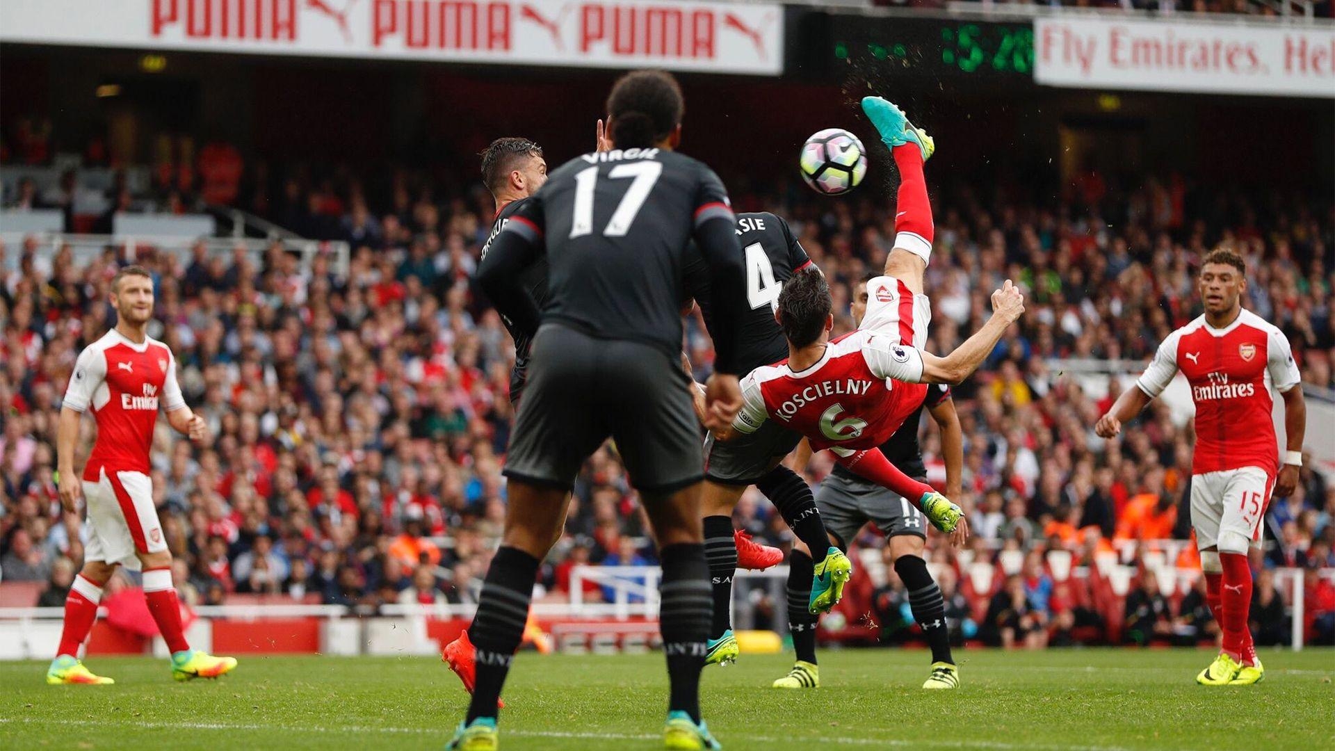 1920x1080 Match Wallpaper, 1080p Koscielny's outstanding bicycle kick v, Desktop