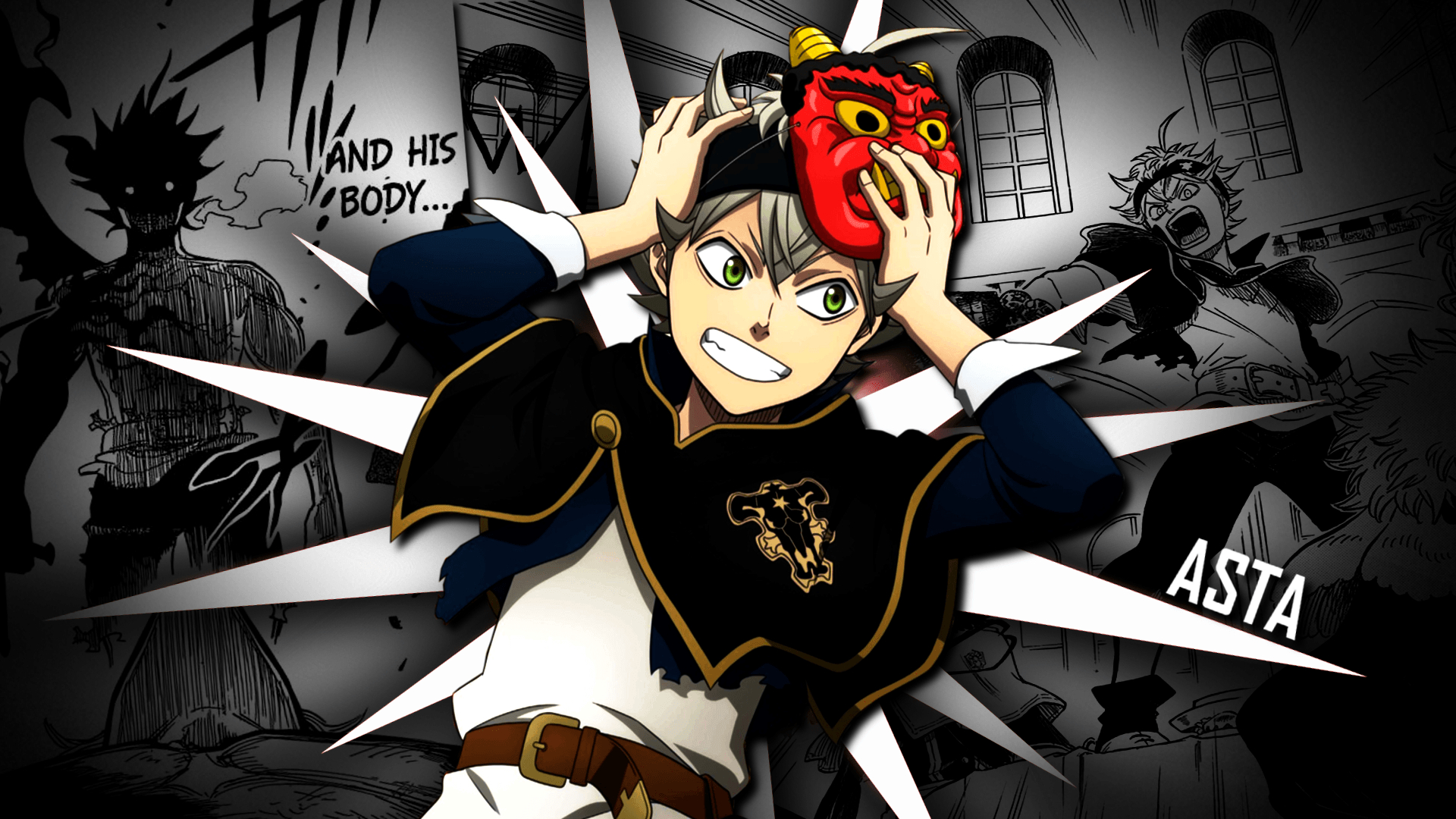 1920x1080 ASTA BLACK CLOVER HD Wallpaper, Desktop