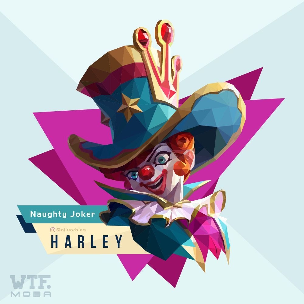 1000x1000 Harley- Naughty Joker #harleymobilelegends #mobilelegends, Phone