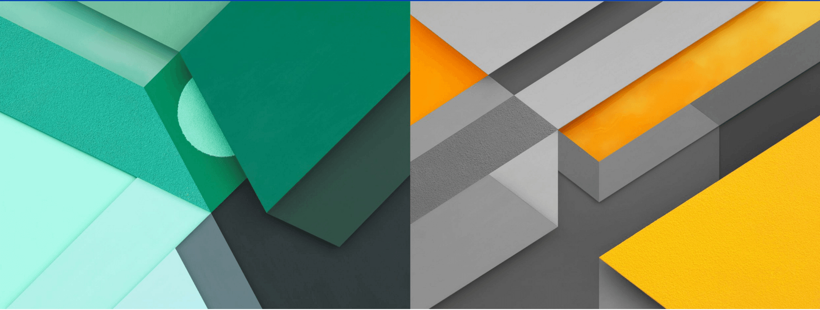 1680x640 Android Marshmallow wallpaper get the Carl Kleiner treatment, Dual Screen