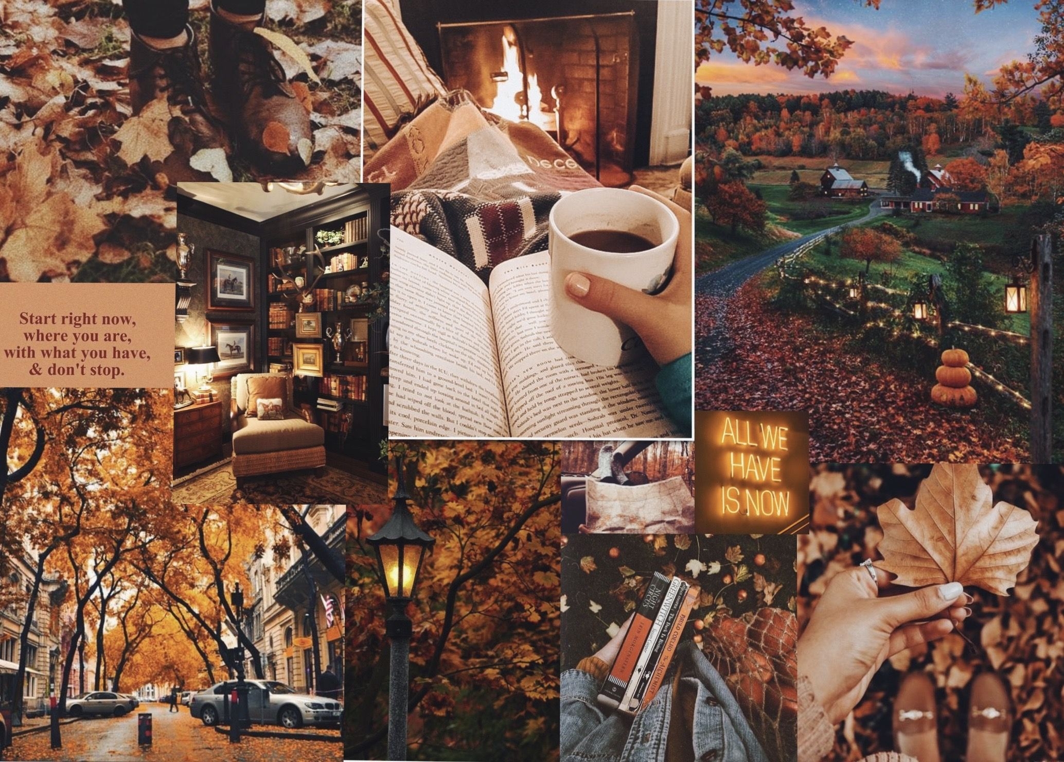 2070x1480 Autumn Fall Cozy Moodboard Wallpaper. Aesthetic desktop wallpaper, Fall wallpaper, Phone wallpaper image, Desktop