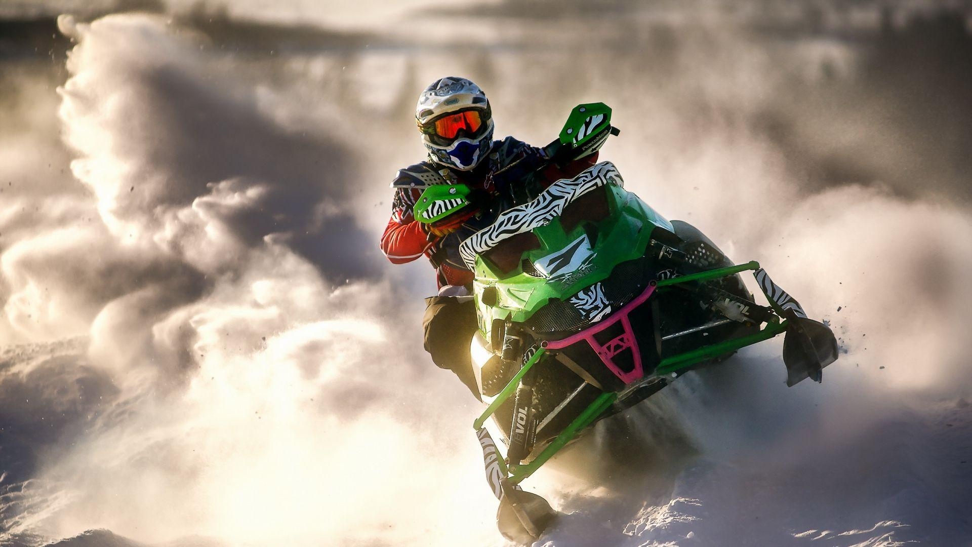 1920x1080 Awesome HD Snowmobile Wallpaper, Desktop