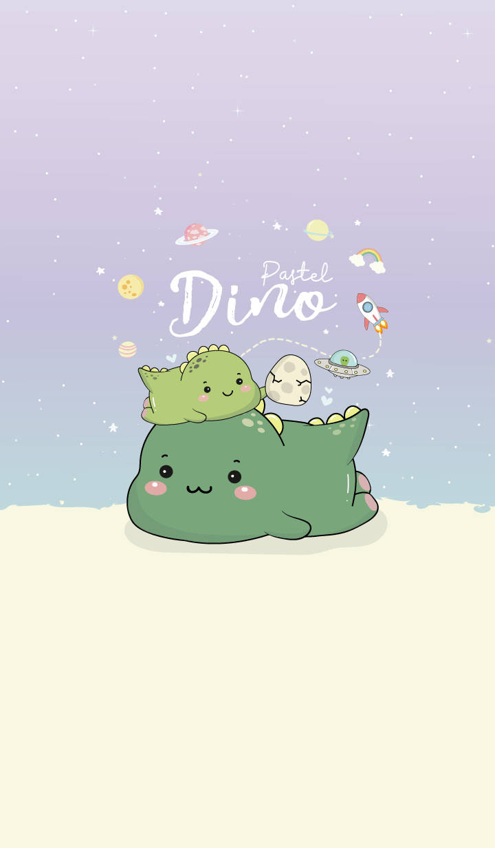 720x1240 Dino Kawaii iPhone Wallpaper, Phone