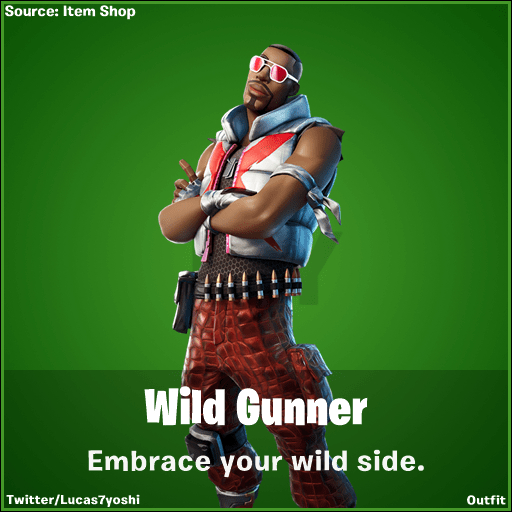 520x520 Wild Gunner Fortnite wallpaper, Phone