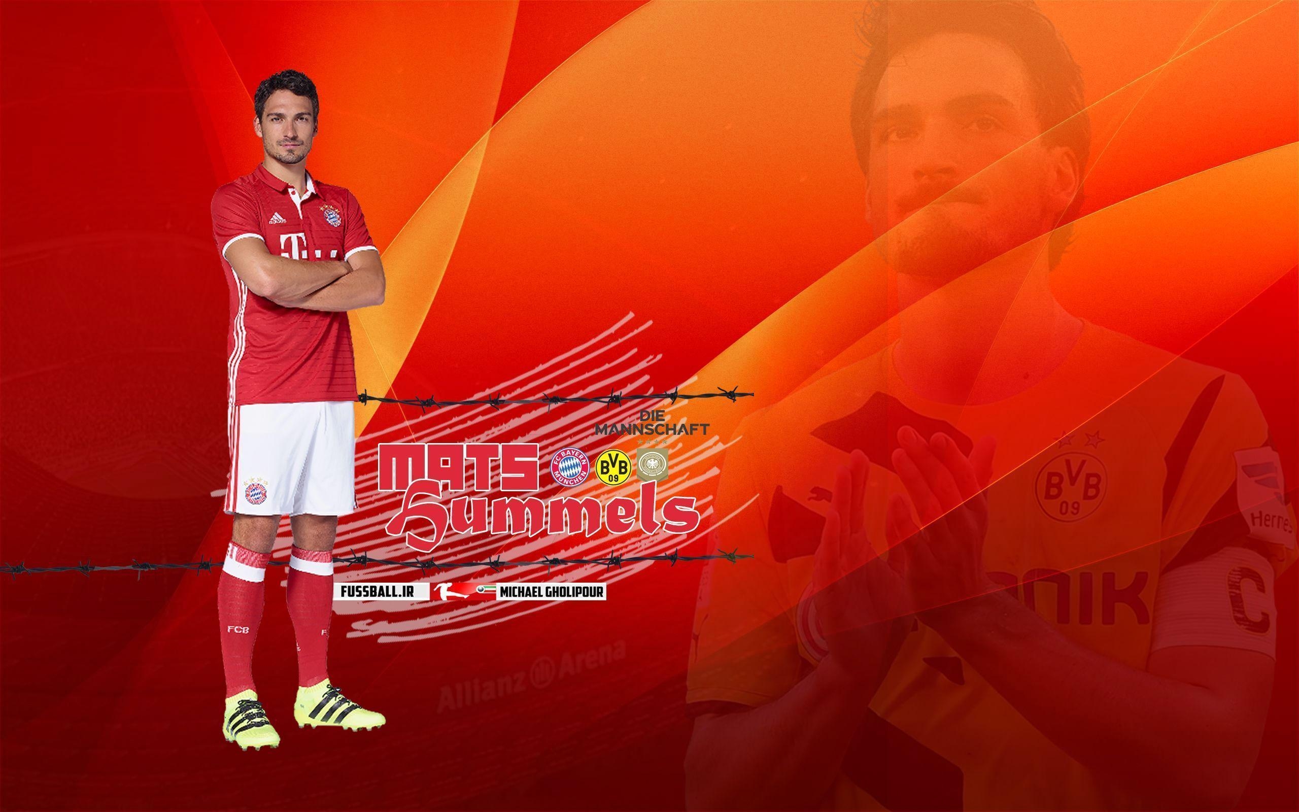 2560x1600 Wallpaper: Mats Hummels, The Bavarian Wall! German Soccer, Desktop