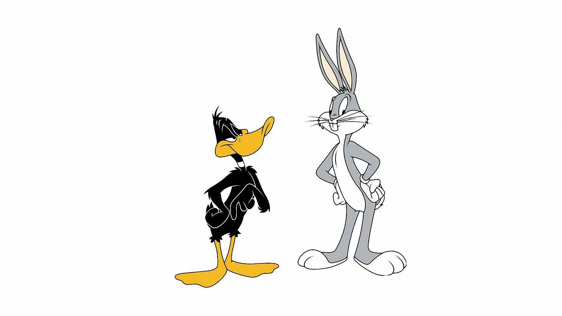 1920x1080 Cartoons Bugs Bunny And Daffy Duck HD Wallpaper, Desktop