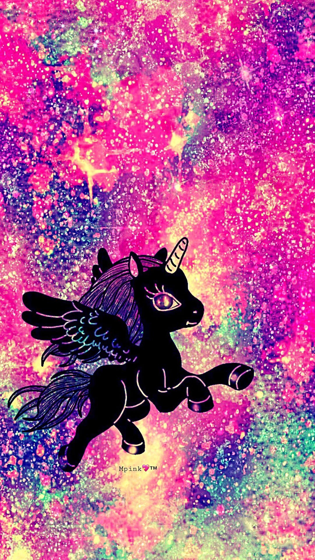 1090x1920 Rainbow Unicorn Galaxy Wallpaper #androidwallpaper, Phone