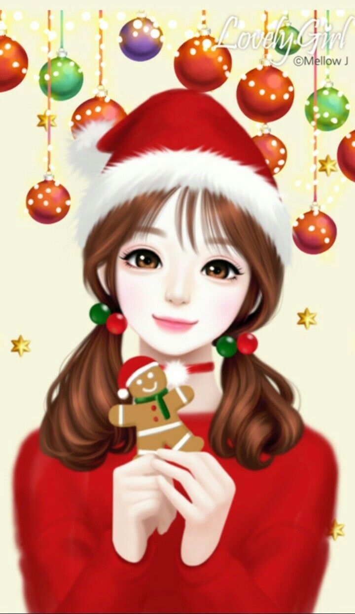 720x1250 Merry Christmas Cute Wallpaper For Girls Christmas, Phone