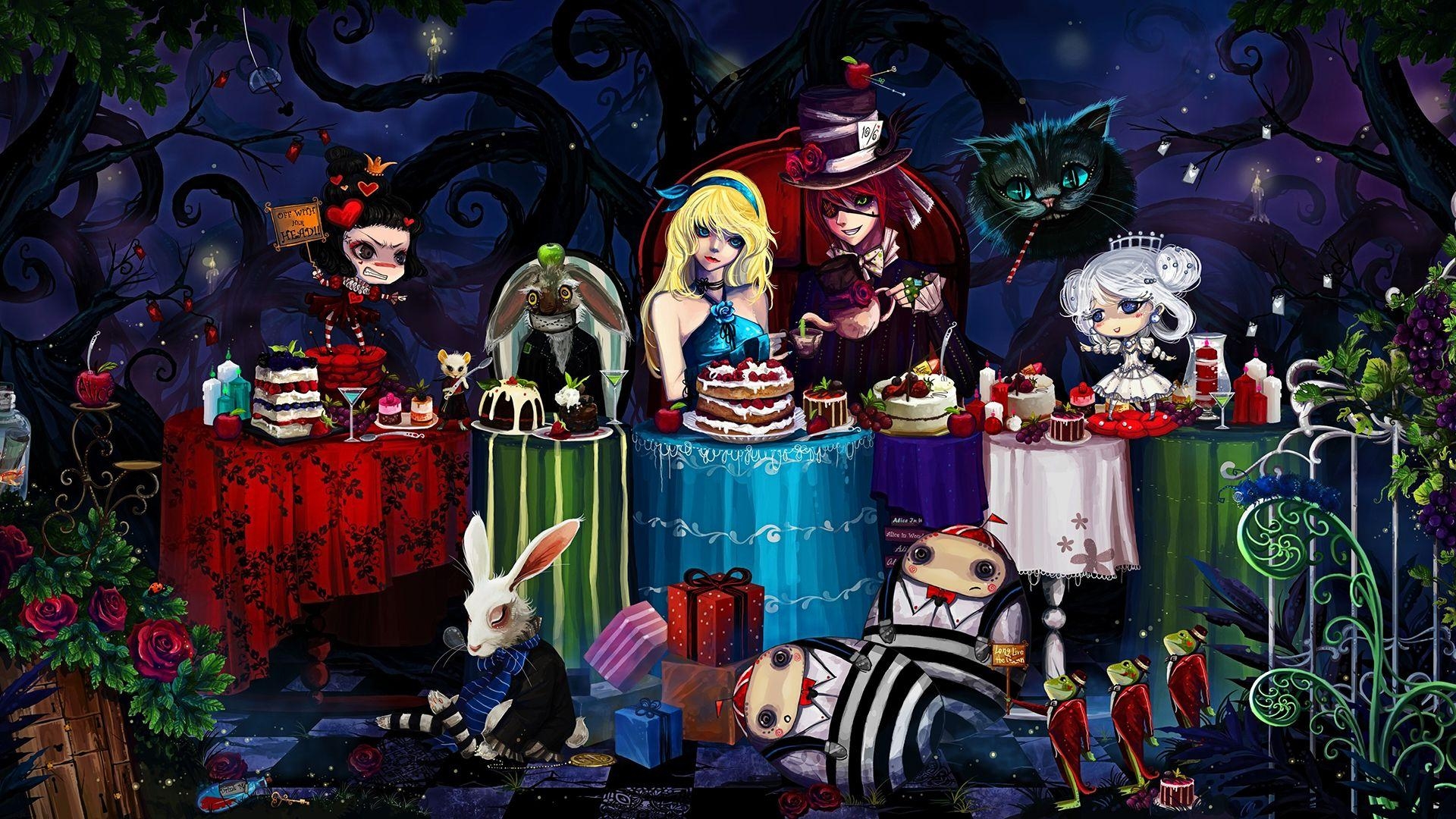 1920x1080 Alice in Wonderland Anime Wallpaper for iPad mini 3, Desktop