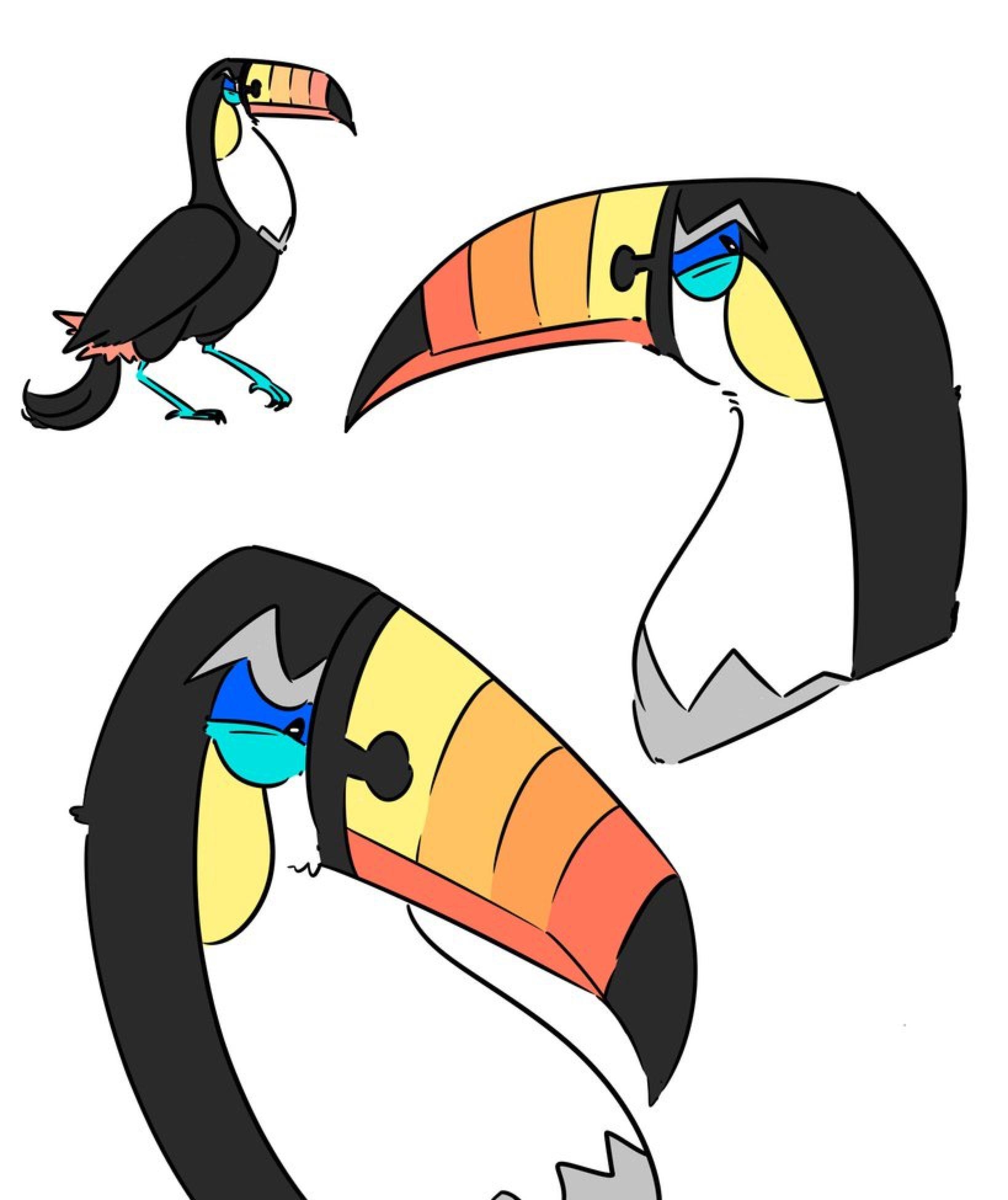 1640x1950 Toucannon Doodles. Pokemon Sun and Moon, Phone