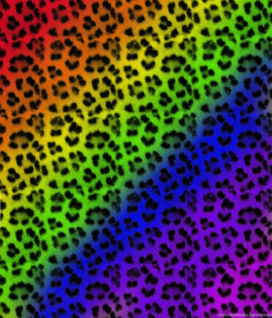 880x1030 Rainbow Cheetah Print Wallpaper Wallpaper Zone Desktop Background, Phone