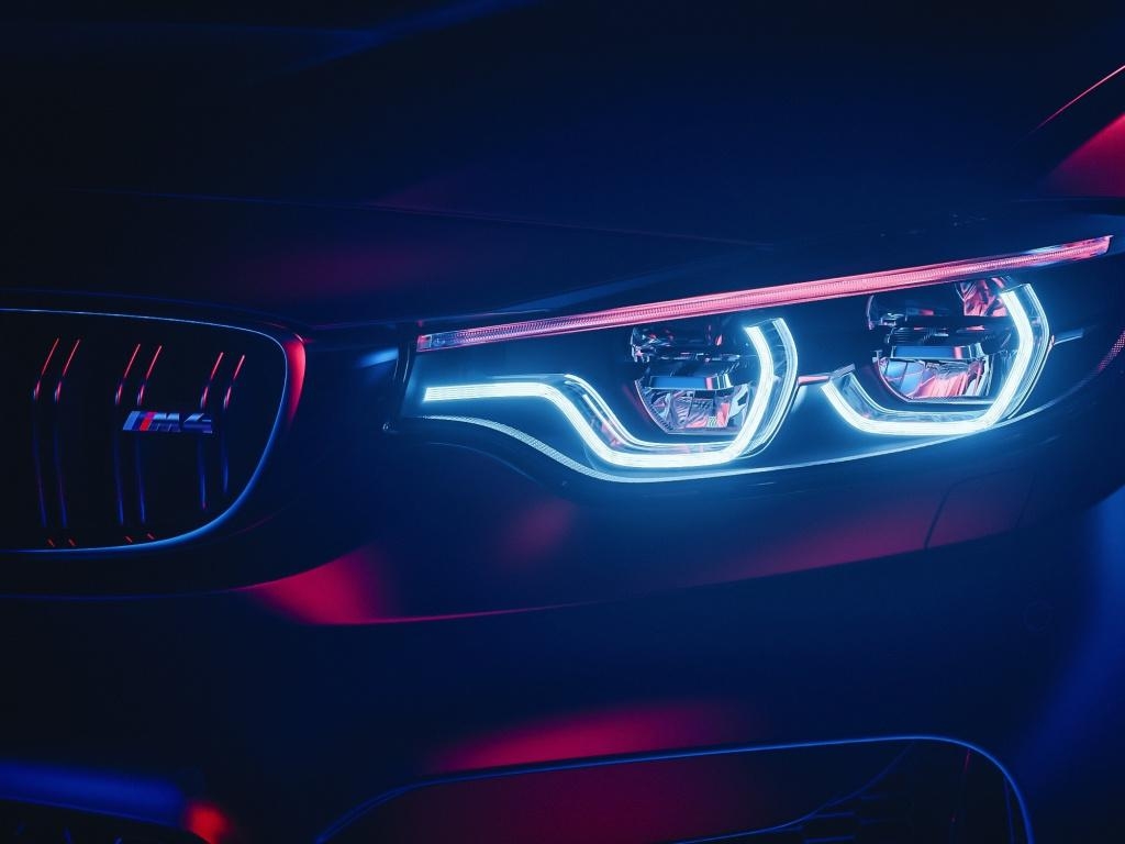 1030x770 Desktop wallpaper bmw m headlight, sports car, HD image, picture, Desktop