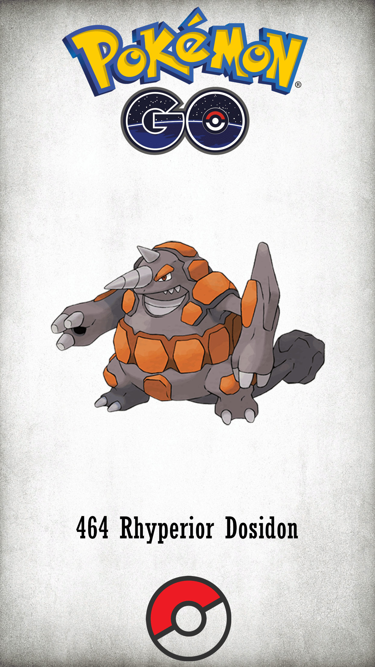 1250x2210 Character Rhyperior Dosidon, Phone