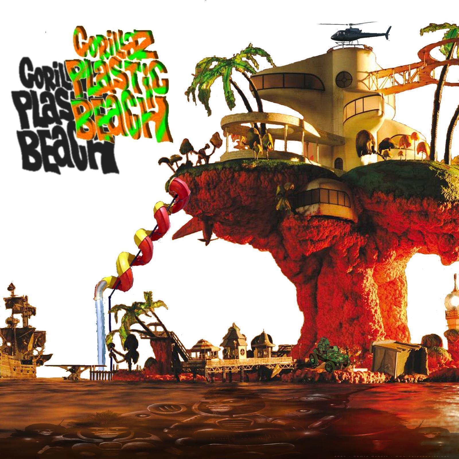 1600x1600 Animals For > Gorillaz Plastic Beach Wallpaper, Phone