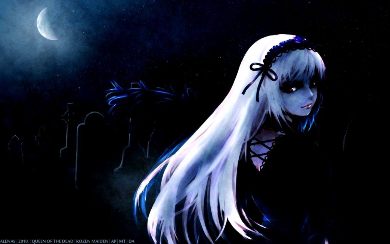 1300x810 Anime Wallpaper Dark Anime Girl Wallpaper 8632 HD Wallpaper, Desktop