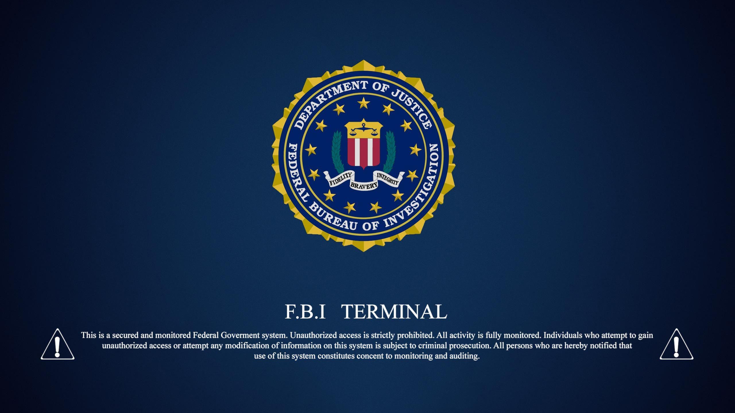 2560x1440 FBI Terminal Full HD Wallpaper and Background Imagex1440, Desktop