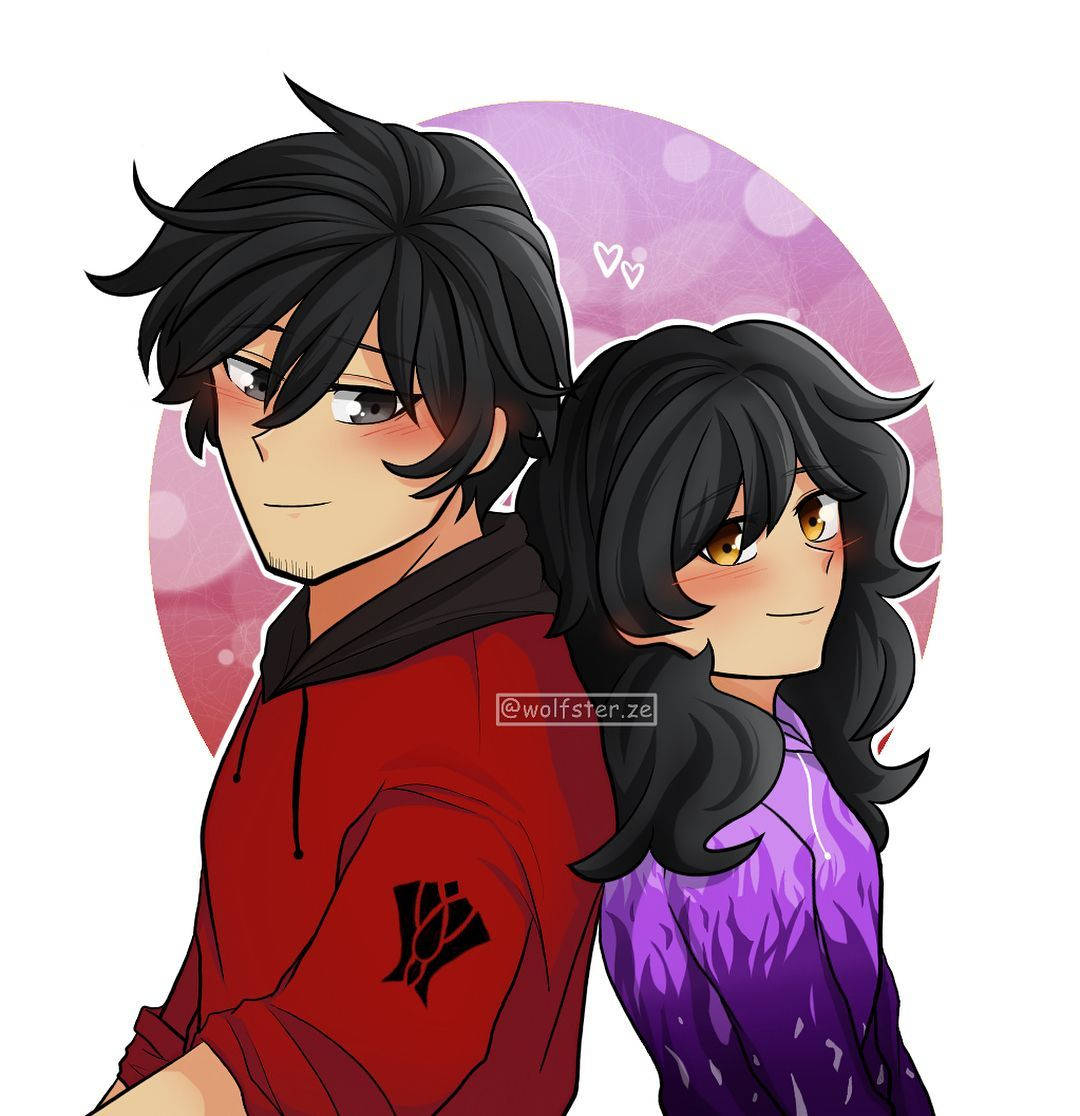 1080x1120 Download Aphmau Sweet Couple Wallpaper, Phone