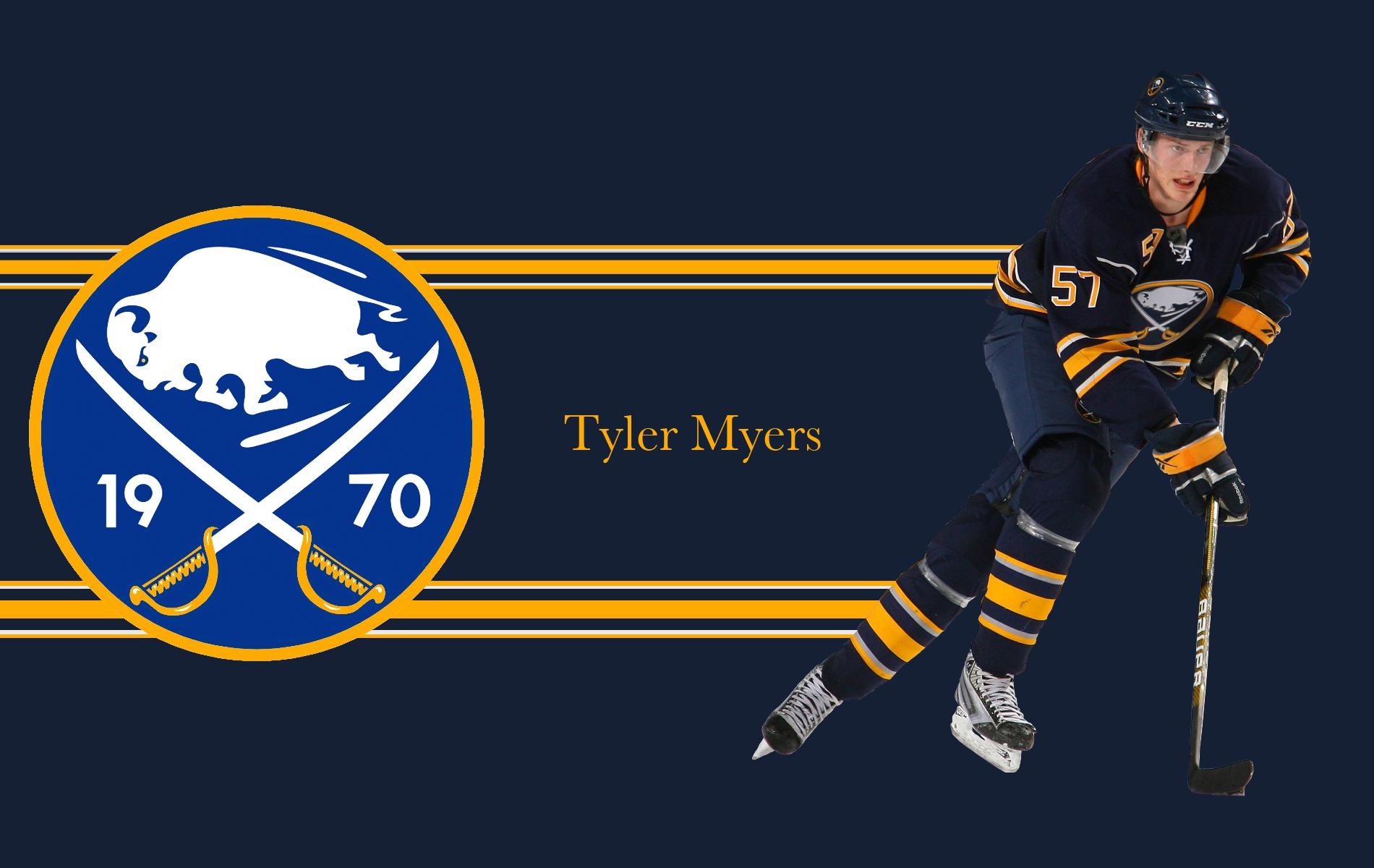 1900x1200 NHL Buffalo Sabres Tyler Myers wallpaper 2018 in Hockey, Desktop