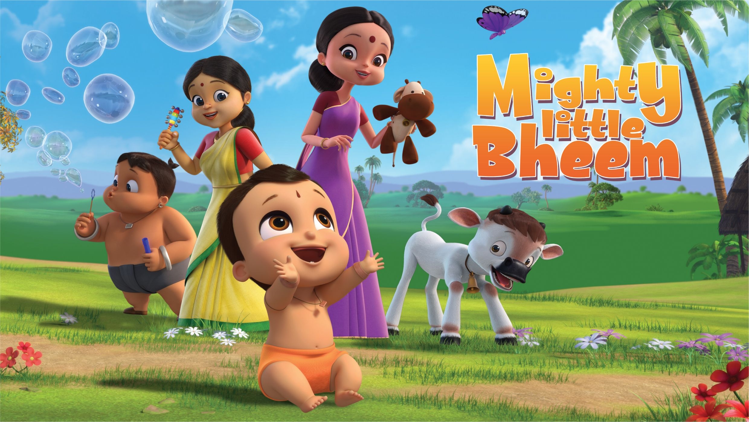 2480x1400 Mighty Little Bheem TV Show / JETPACK Distribution, Desktop