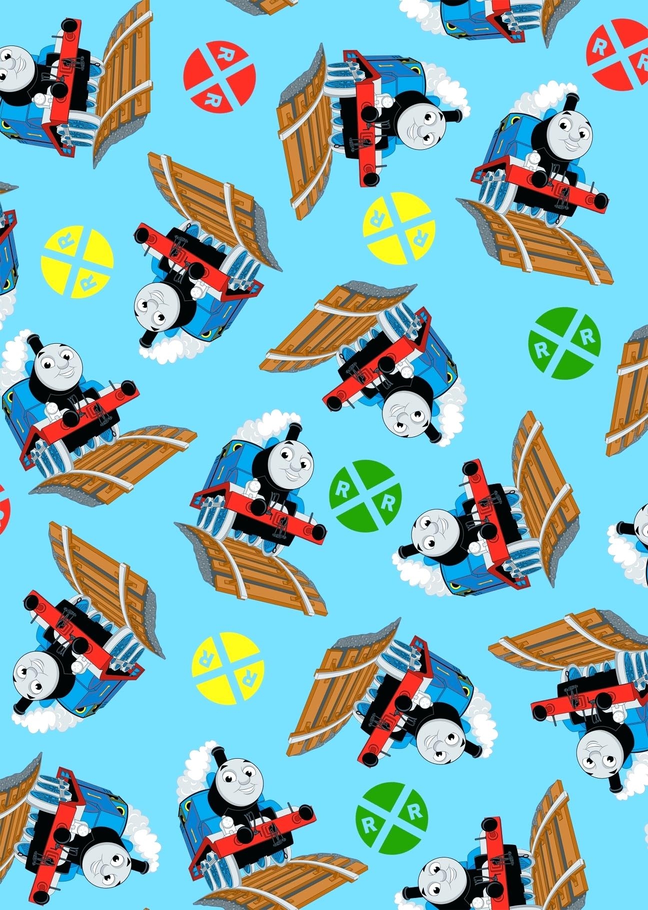 1300x1820 Thomas The Train Wallpaper Border Licensed Fleece Fabric And Signs, Phone