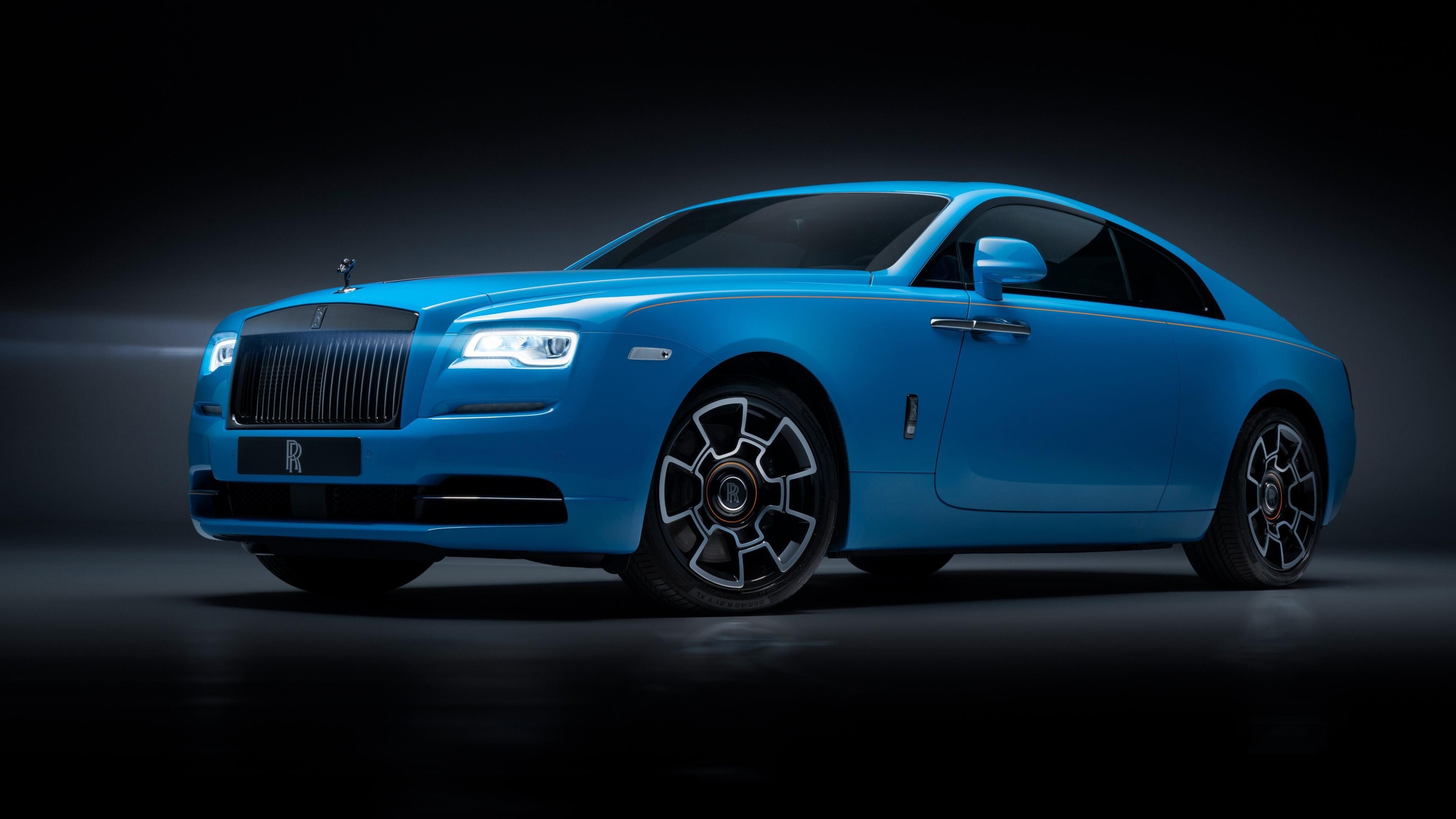 3840x2160 4K Photo of 2019 Rolls Royce Wraith Black Badge Car, Desktop