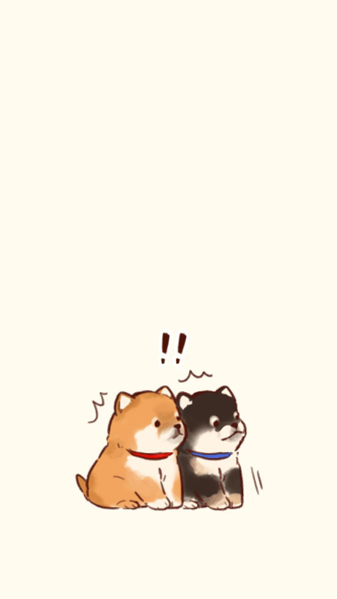 1080x1920 Cute Cartoon Dog Wallpaper for Mobile, Phone