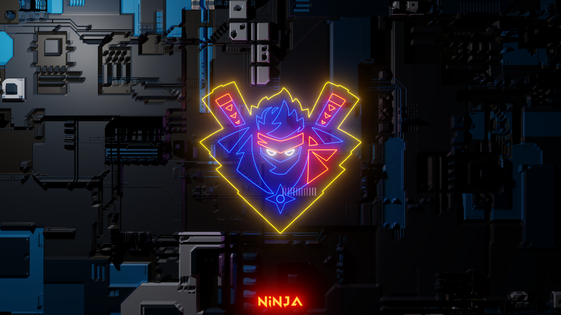 1920x1080 Neon Ninja HD Wallpaper, Desktop