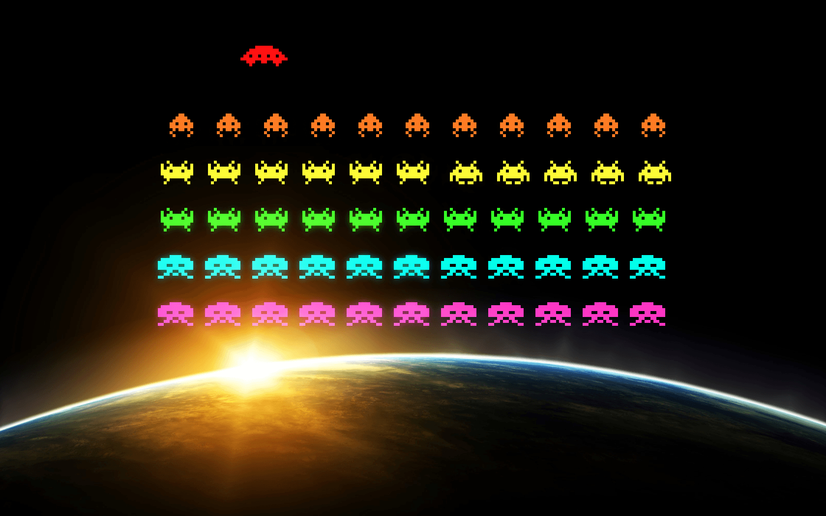 1680x1050 Space Invaders Wallpaper. Space Invaders Background, Desktop