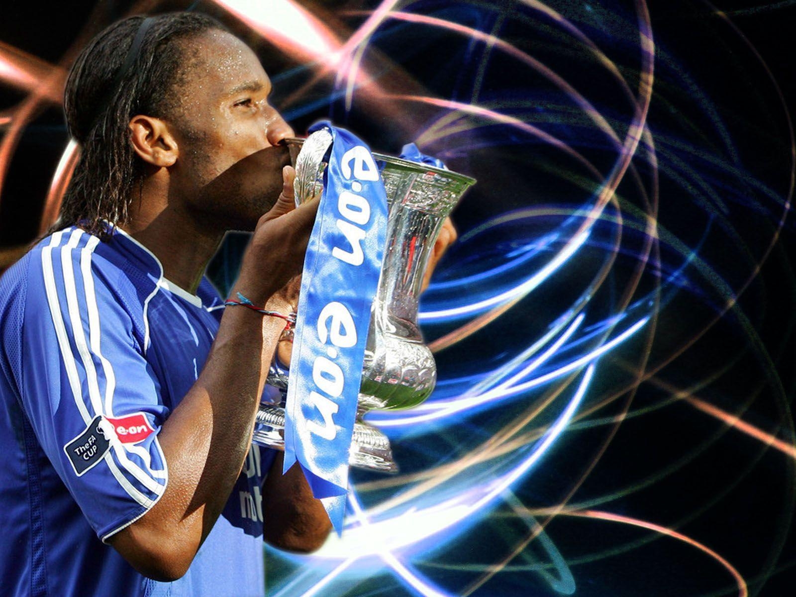 1600x1200 top footballer wallpaper: Didier Drogba Wallpaper, Desktop