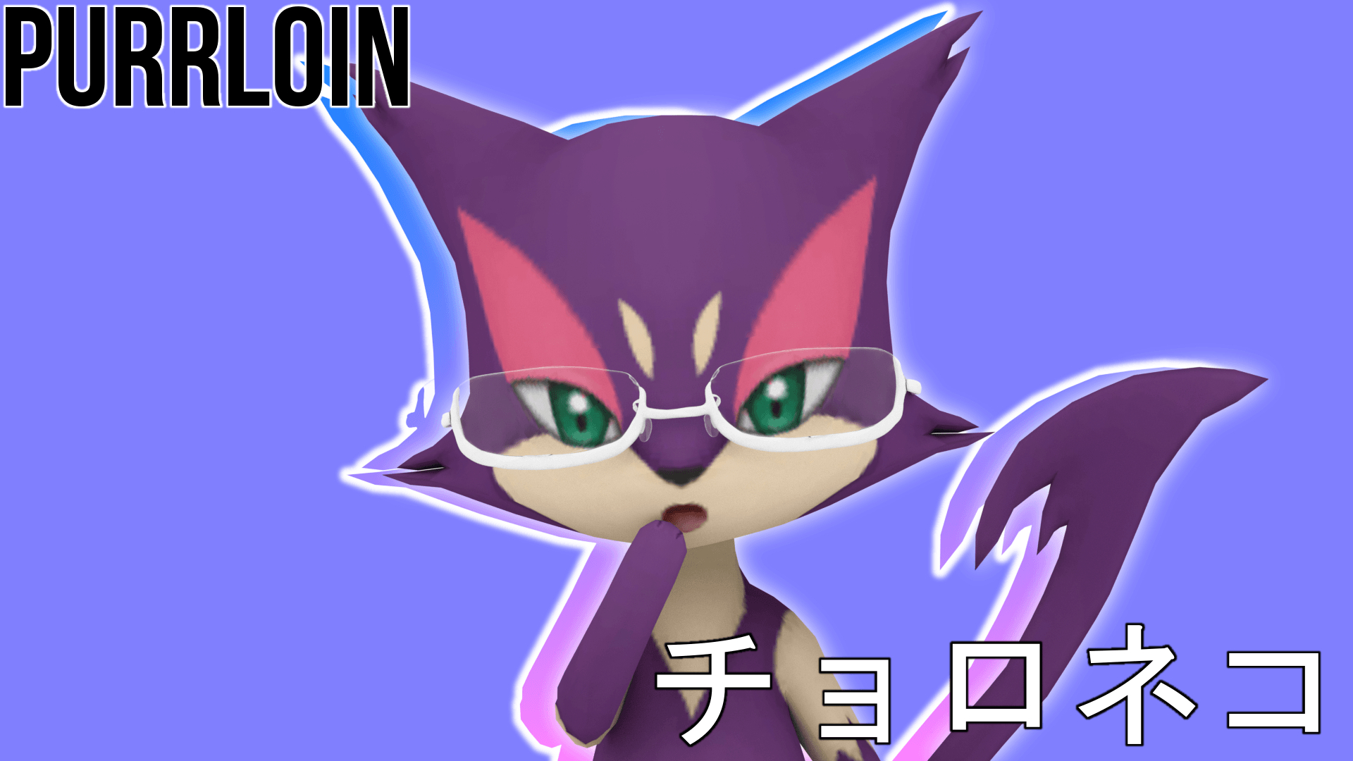 1920x1080 Purrloin with glasses, Desktop