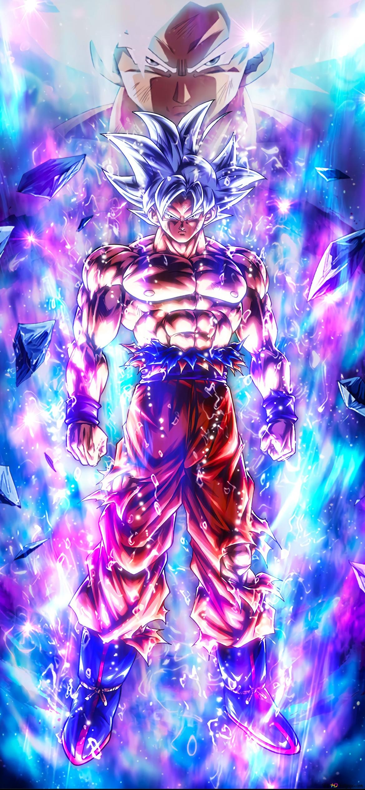 1170x2540 Ultra Instinct Goku Mastered for Mobile [DB Legends] HD wallpaper download, Phone