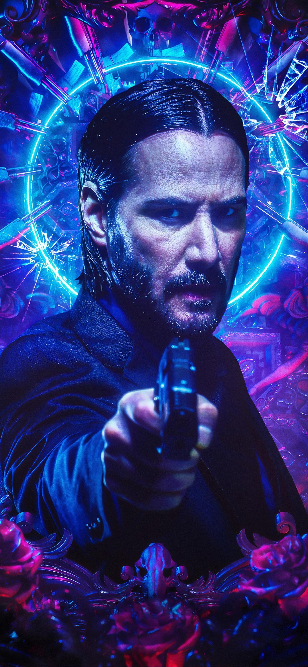 1250x2690 John Wick 3 4k iPhone XS MAX HD 4k Wallpaper, Image, Phone