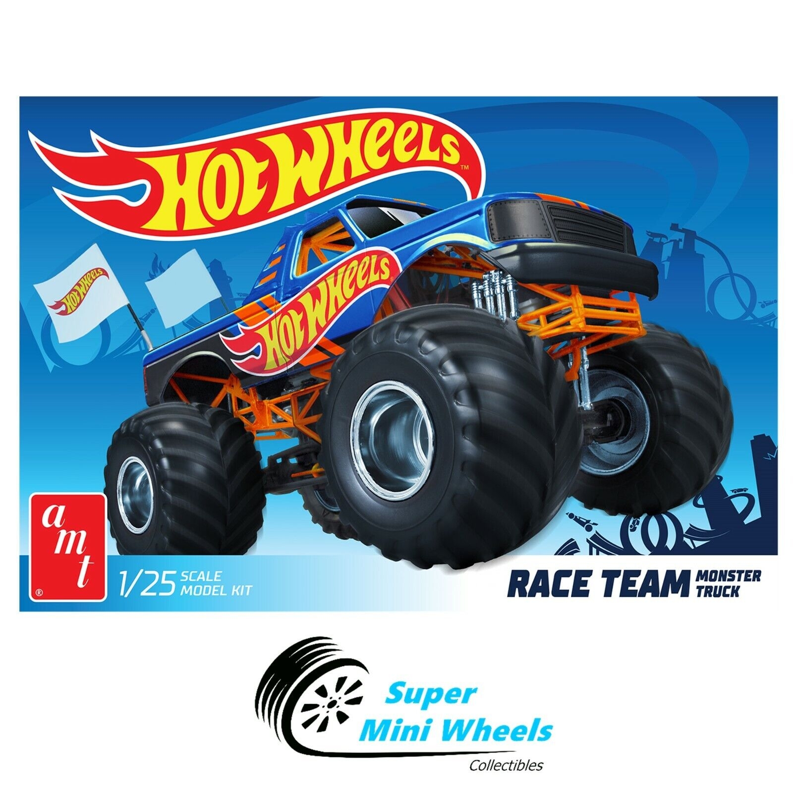 1600x1600 AMT RACE TEAM MONSTER TRUCK HOT WHEELS, Phone