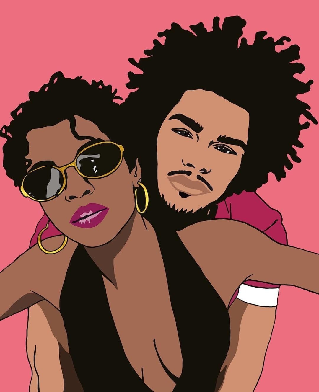 1080x1330 Black Art. Black love art, Black couple art, Black artwork, Phone