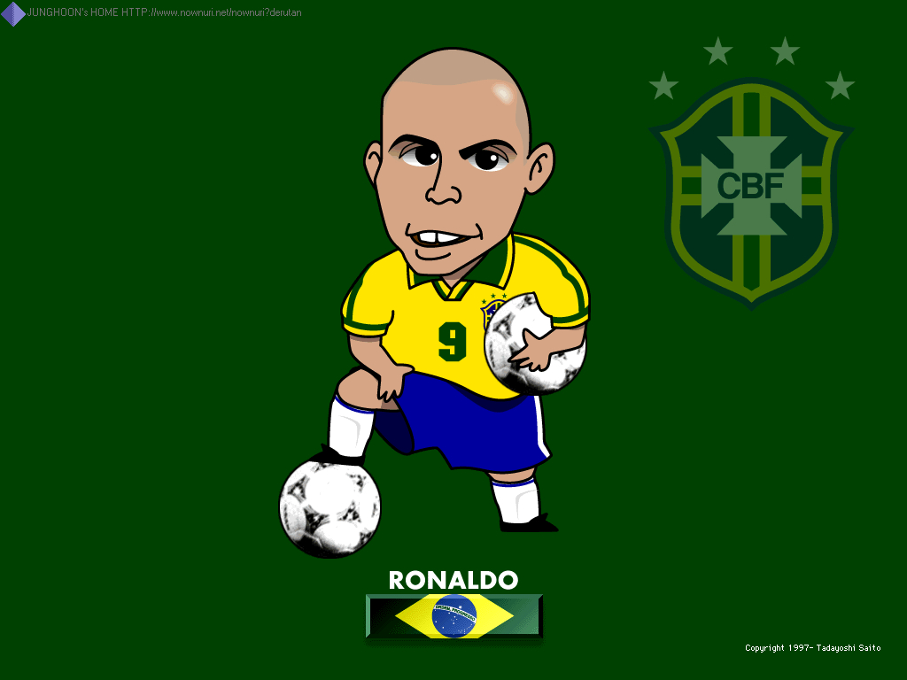 1030x770 Free download Cartoons Ronaldo Brazil Players Football HD, Desktop