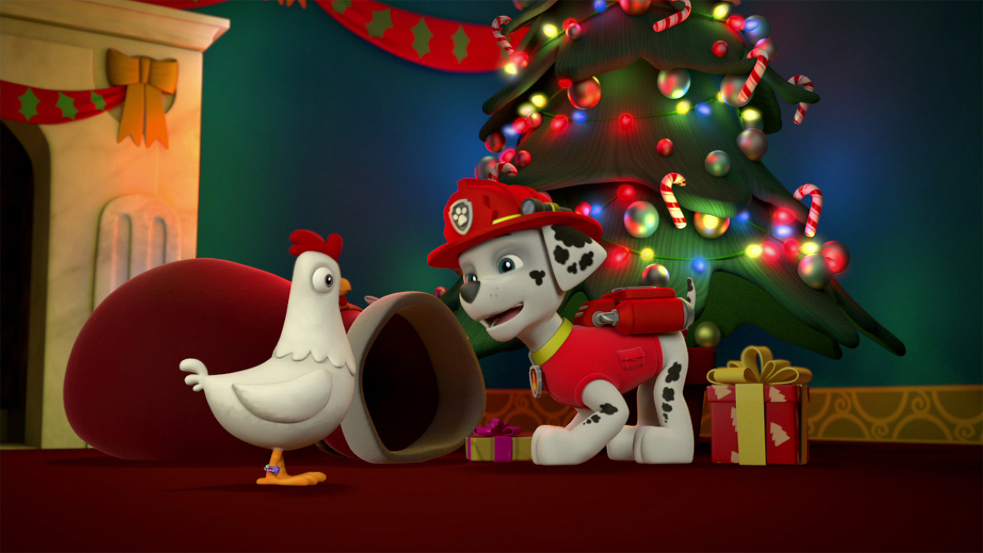 1920x1080 Watch PAW Patrol Season 1 Episode 11: Pups Save Christmas show on Paramount Plus, Desktop