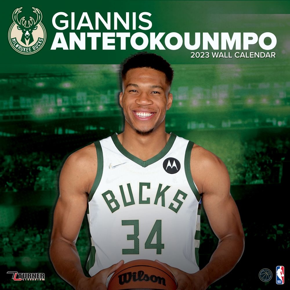 1000x1000 NBA Giannis Antetokounmpo 2023 Wall Calendar, Phone