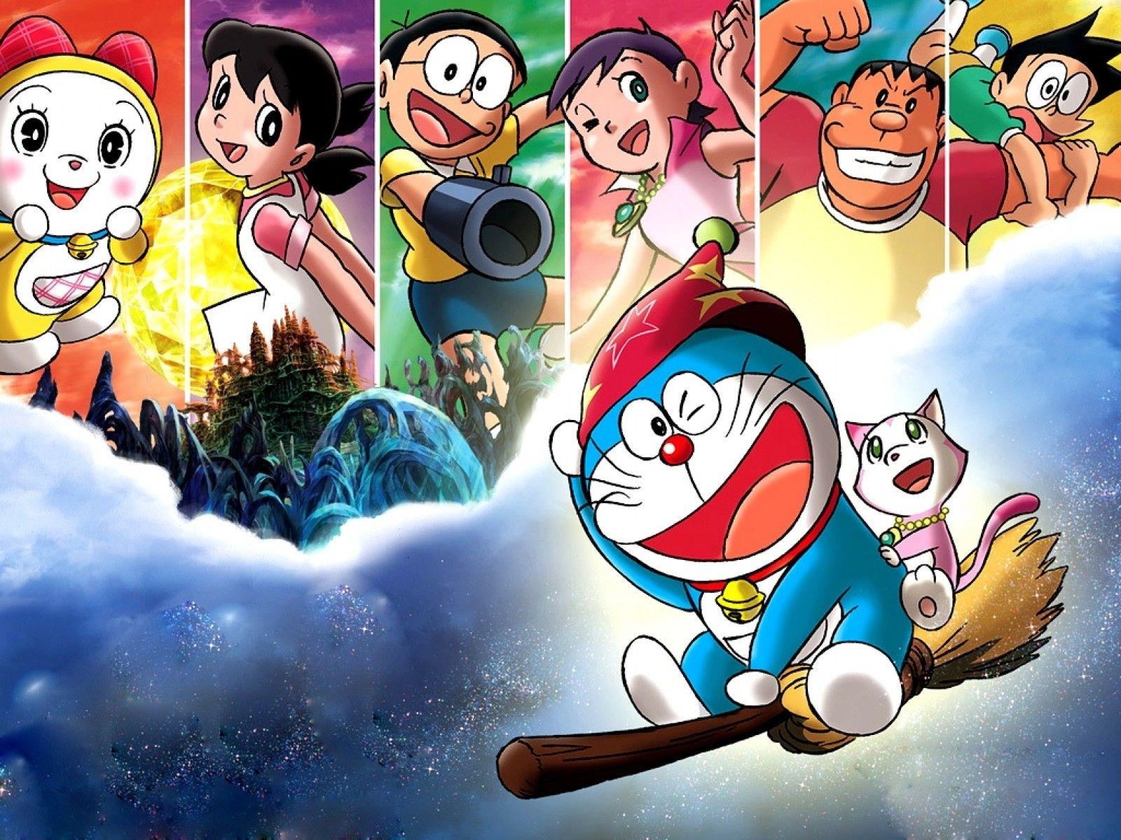 1600x1200 Doraemon and Friends Wallpaper HD. doraemon, Desktop