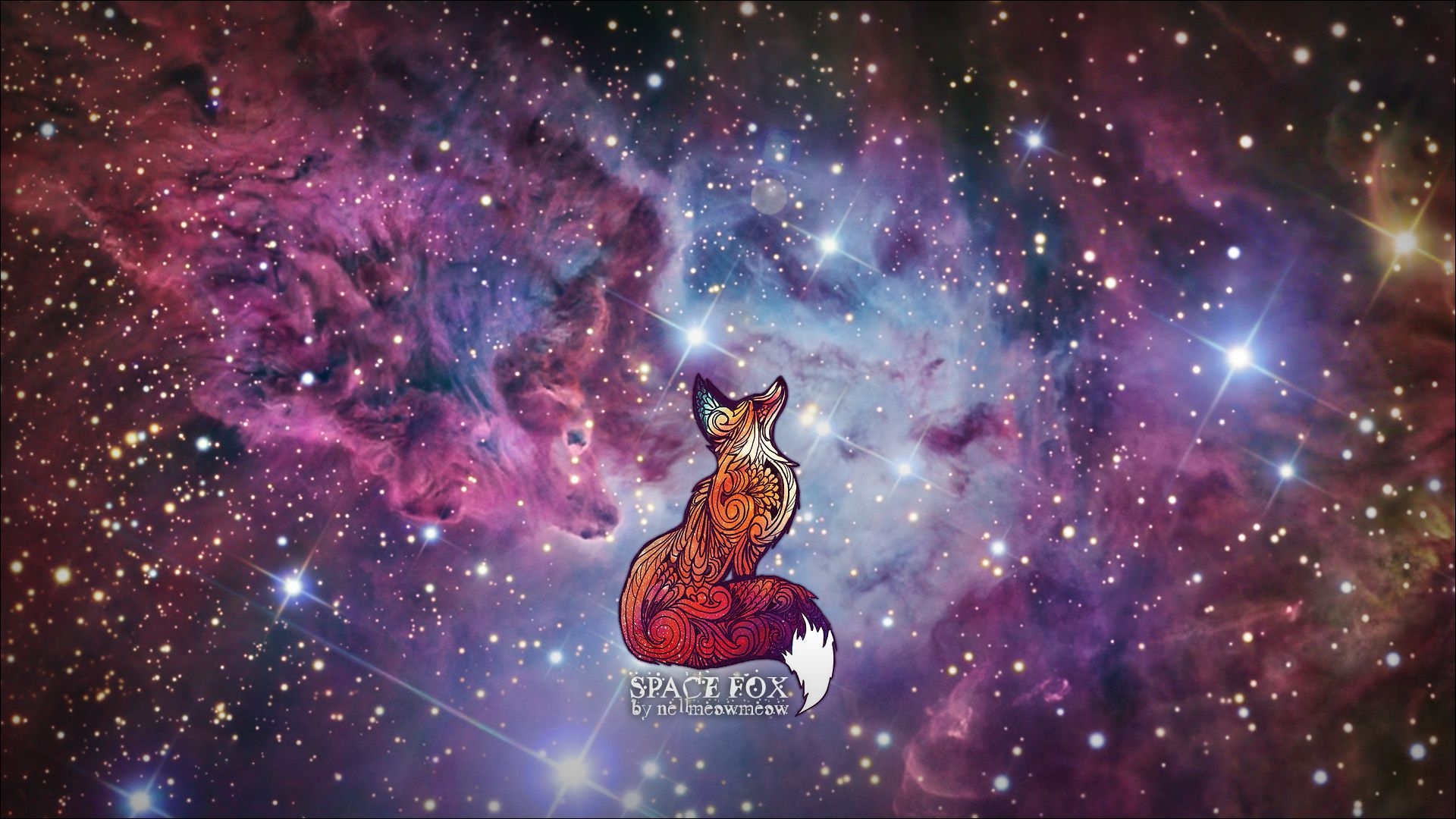 1920x1080 Fox Art Pics Of The Galaxy, Desktop