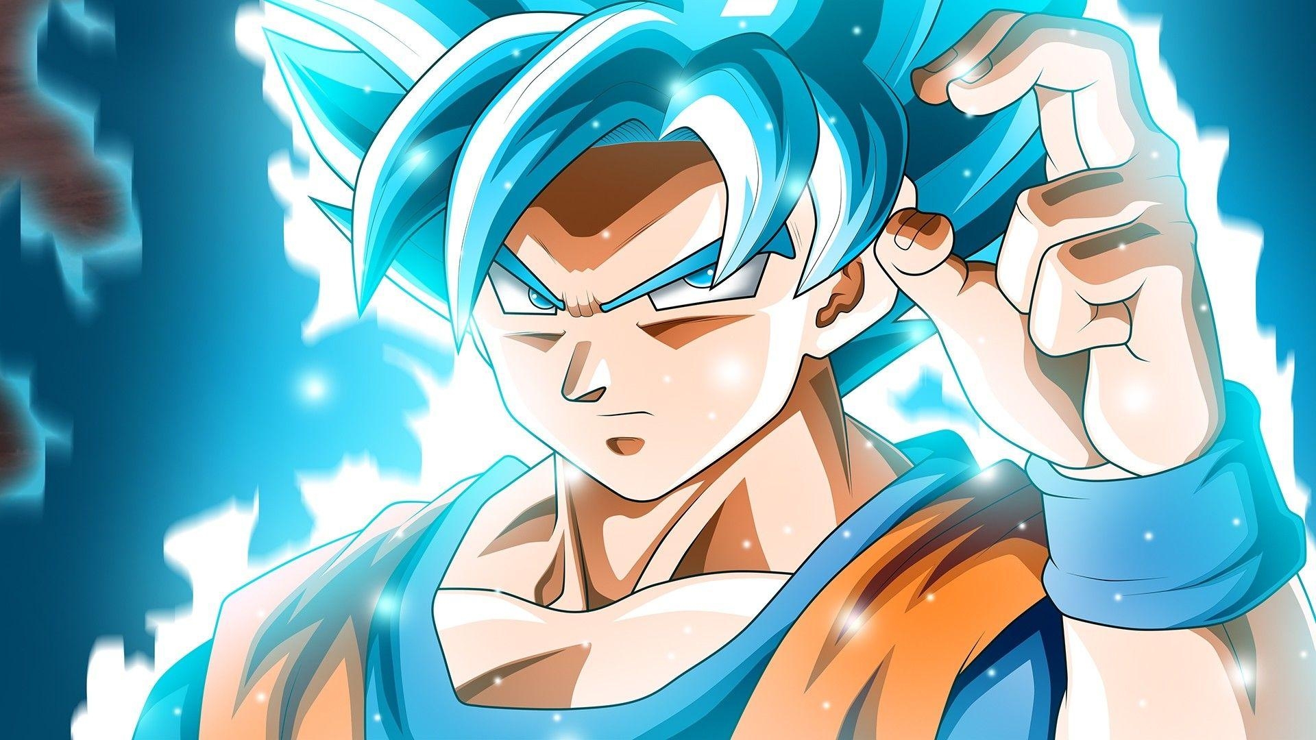 1920x1080 Goku Blue Wallpaper, Desktop