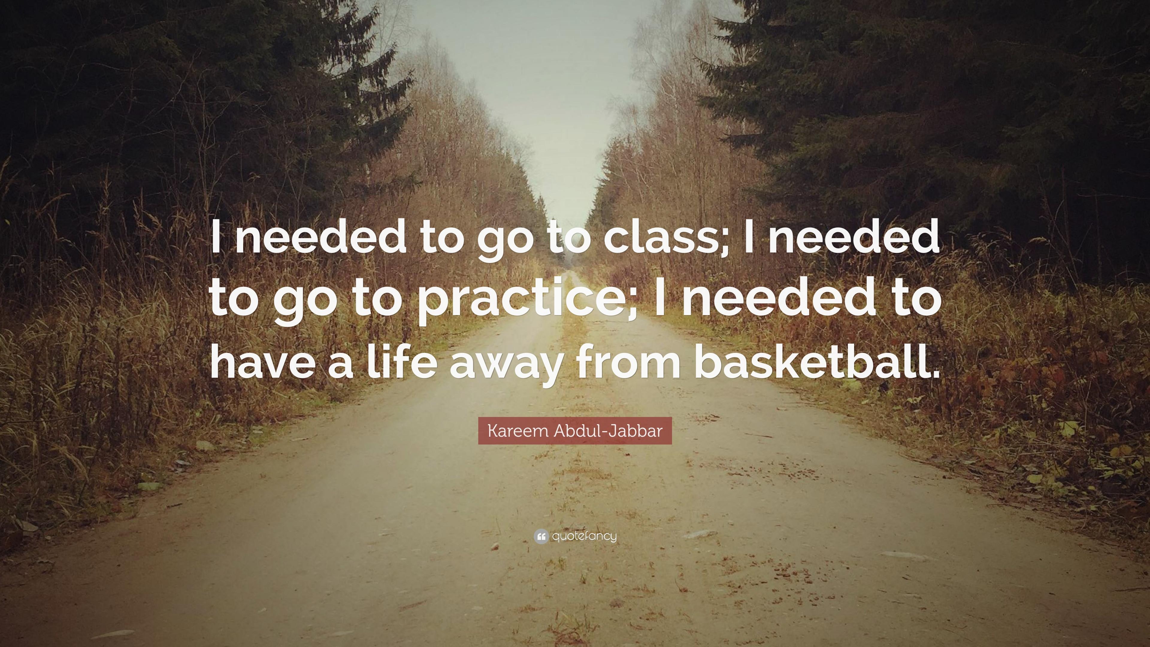 3840x2160 Kareem Abdul Jabbar Quote: “I Needed To Go To Class; I Needed To Go, Desktop