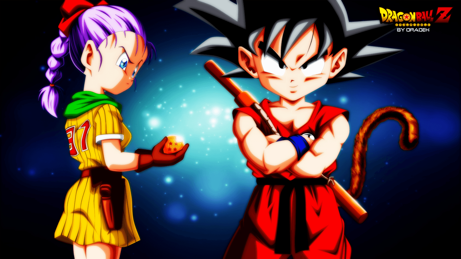 1600x900 Bulma and Goku Wallpaper and Background Imagex900, Desktop